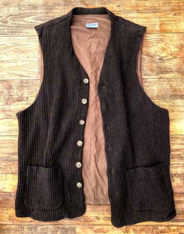 Kenzo Vintage Kenzo Homme Wool-Cotton Ribbed Vest 