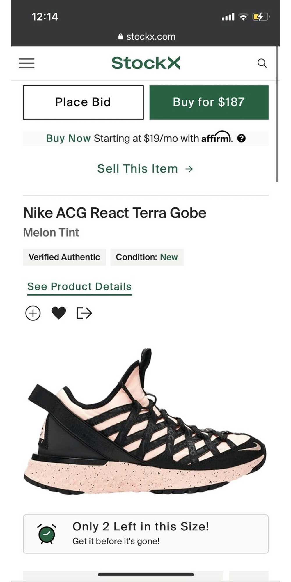 Nike ACG Nike ACG React Terra Gobe Melon Tint siz… - image 7