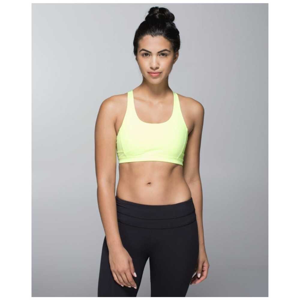 Lululemon Lululemon Top Speed Bra Clear Mint W267… - image 2