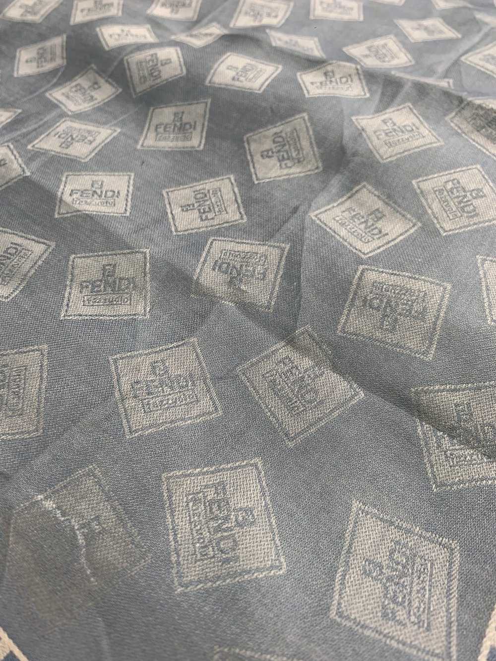 Luxury × Vintage Fendi Handkerchief Scarf Bandana - image 8