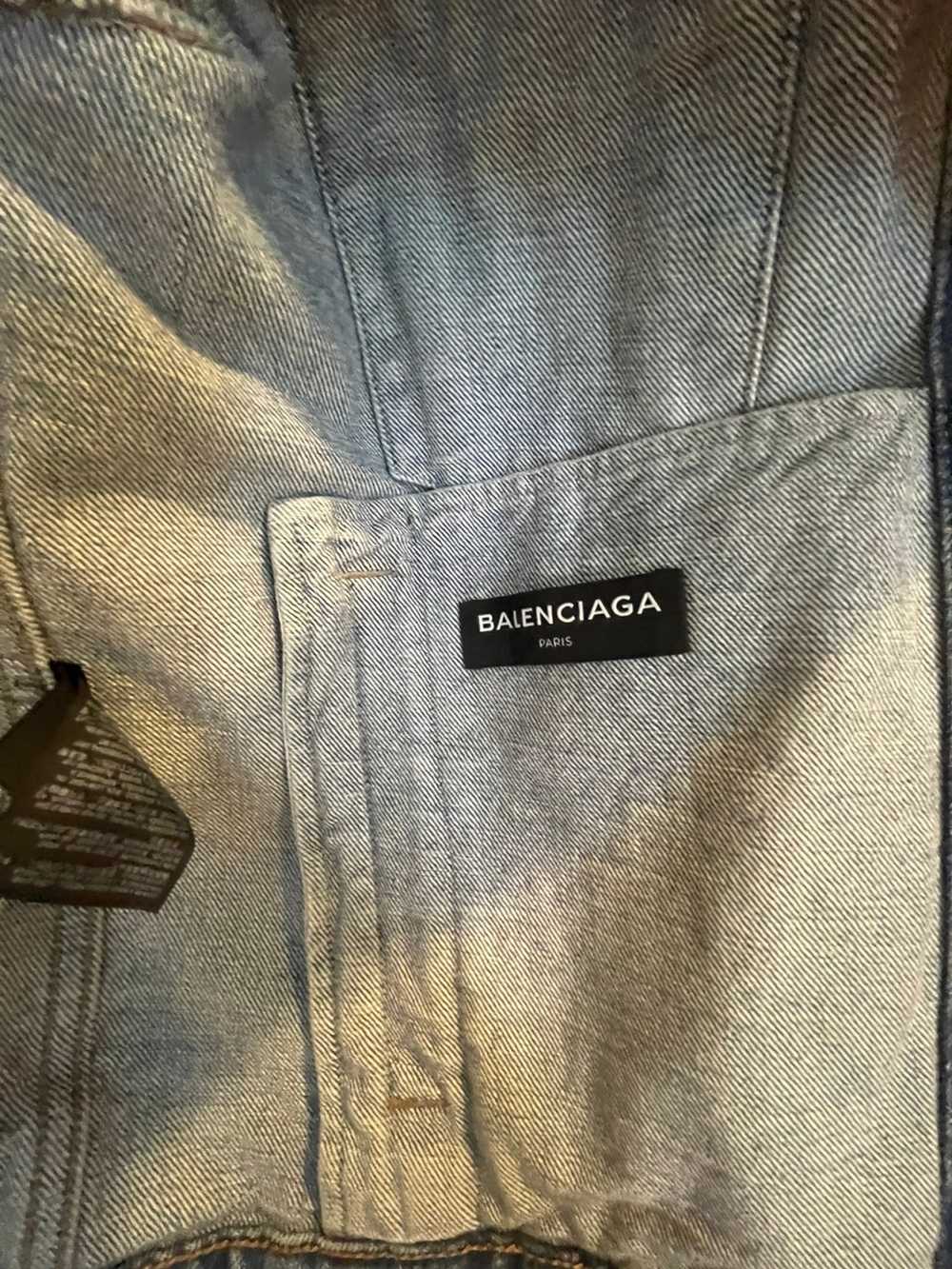 Balenciaga Balenciaga Europa Denim Trucker Jacket - Gem