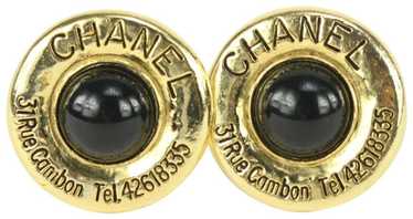 Chanel pearl logo earrings - Gem