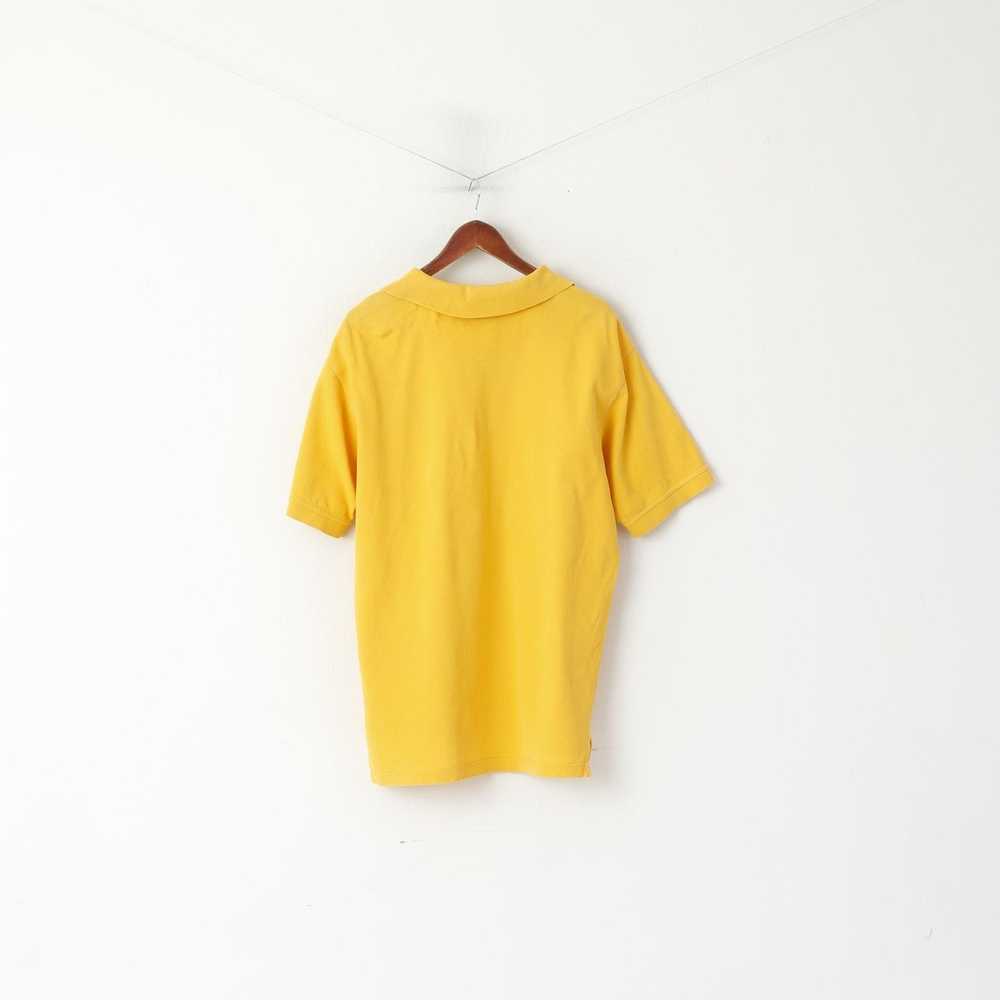 Burberry Thomas Burberry Men XL Polo Shirt Yellow… - image 7