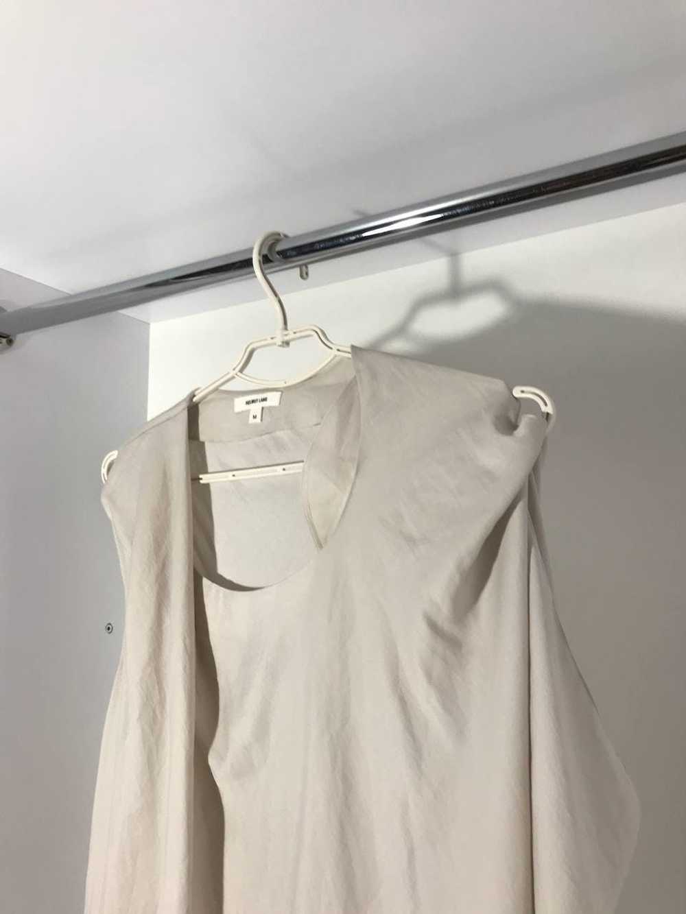 Helmut Lang × Luxury HELMUT LANG White Top Asymme… - image 2