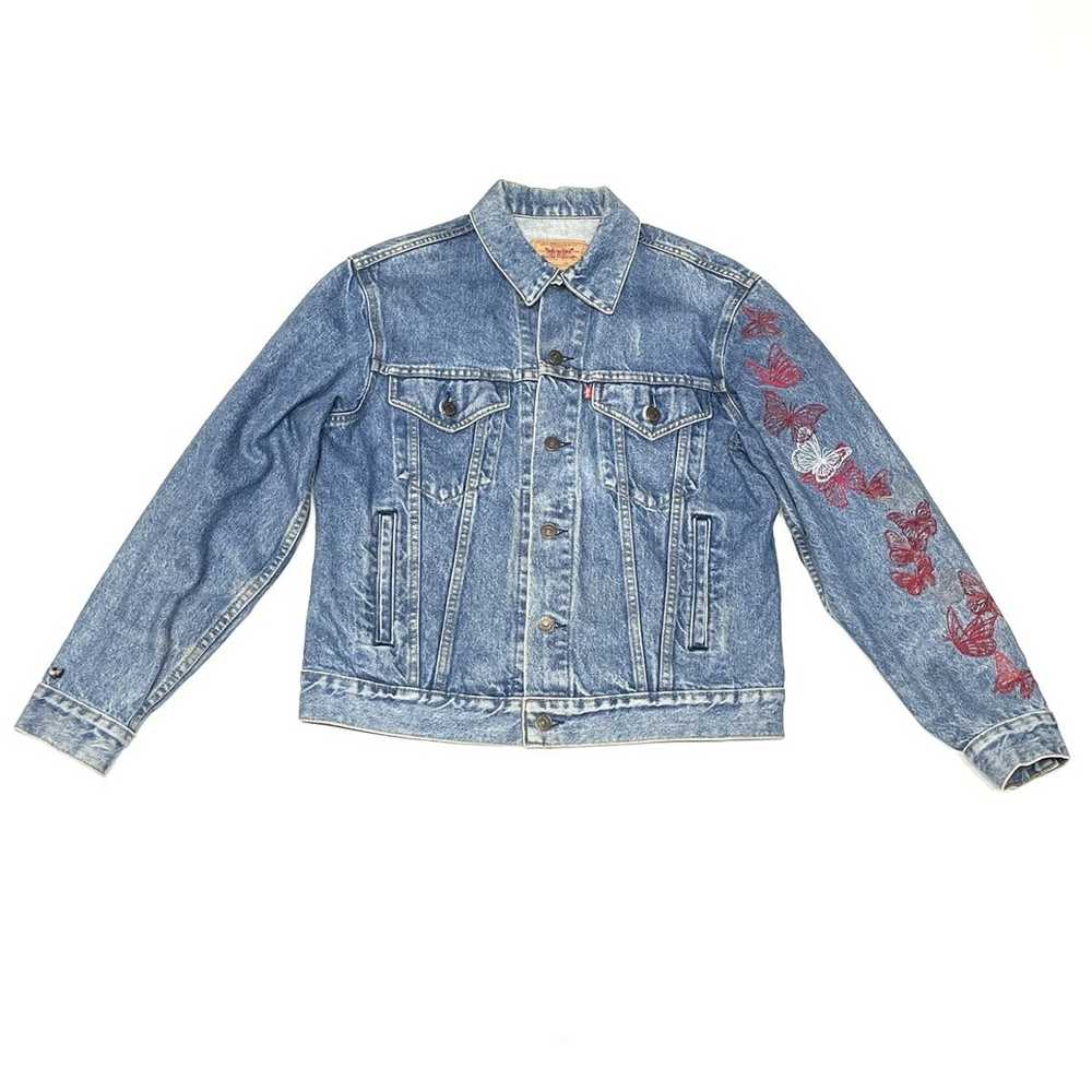 Custom denim jacket levis - Gem