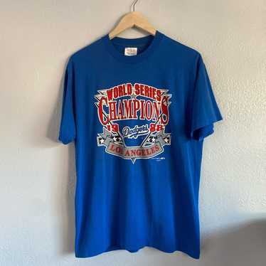 LegacyVintage99 Vintage Los Angeles Dodgers 1988 World Series T Shirt Tee Made USA Size Medium M MLB Baseball La California 1980s 80s