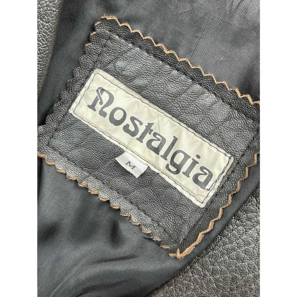 Vintage Vintage Nostalgia Genuine Leather Jacket … - image 2