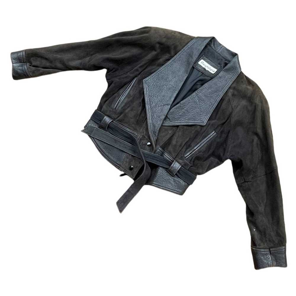 Vintage Vintage Nostalgia Genuine Leather Jacket … - image 3