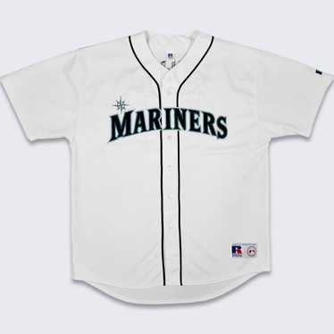 Men’s #51 Ichiro Suzuki Seattle Mariners Blue Jersey T-Shirt (Small)  Majestic