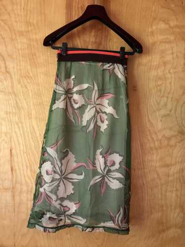 Marni Marni Floral Silk Skirt