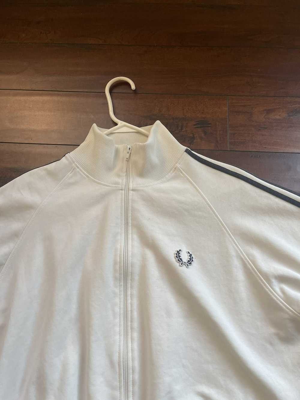 Fred Perry All White Fred Perry Track Jacket - image 3