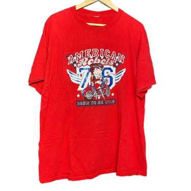 Vintage Vintage Y2K Betty Boop American Rebel Shi… - image 1