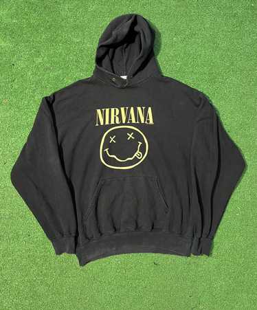 Nirvana × Rock Band × Vintage Nirvana Print Hoodie - image 1