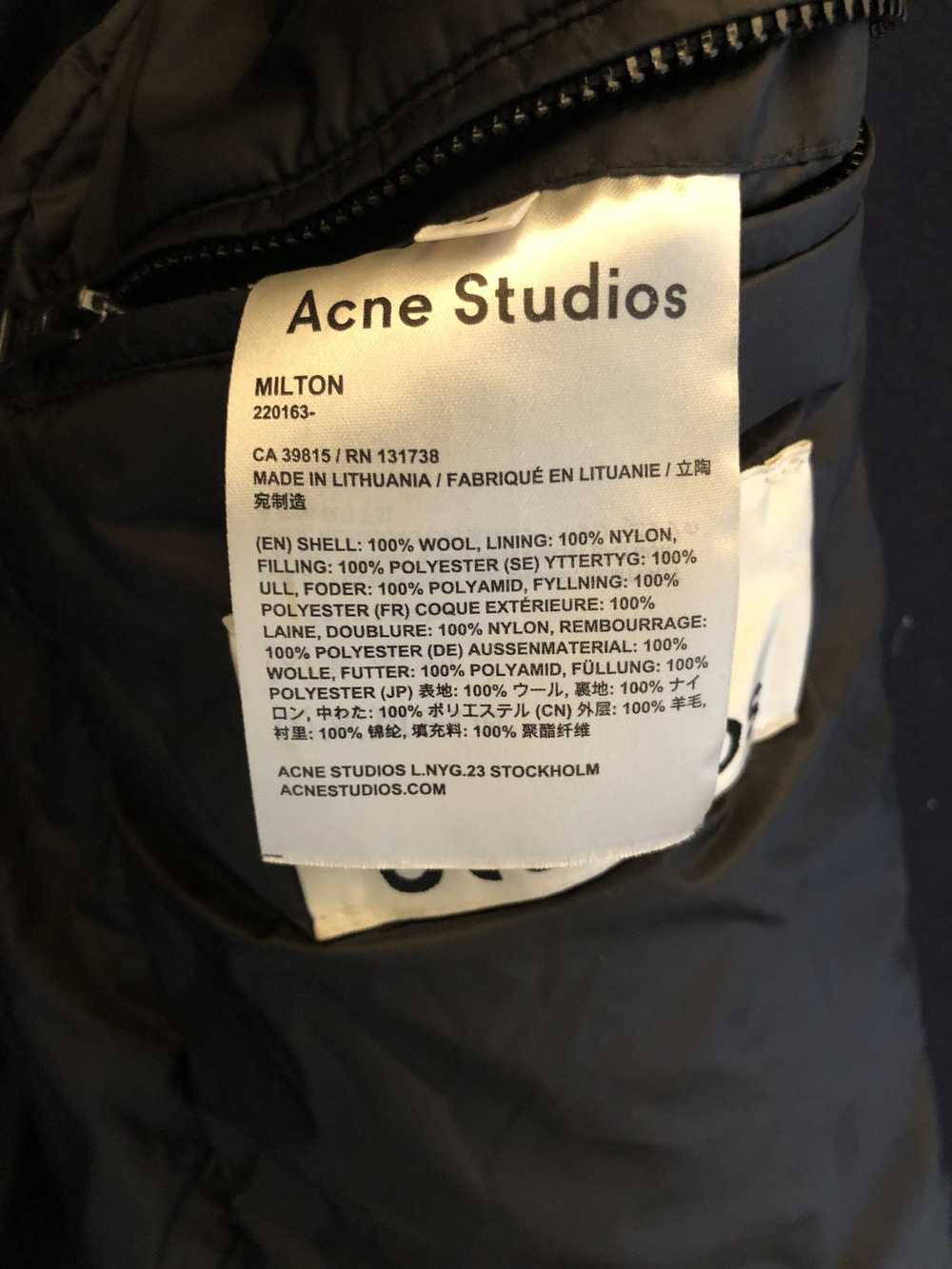 Acne Studios 46/S - Wool Milton Jacket - Navy - image 9