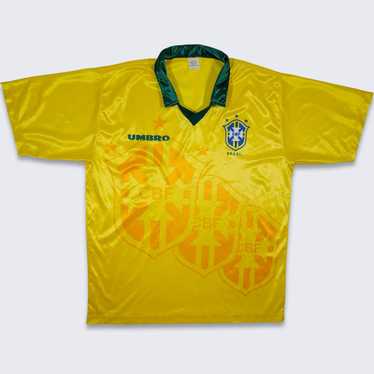 WC 2006 Brazil retro soccer jersey - Official military casual and