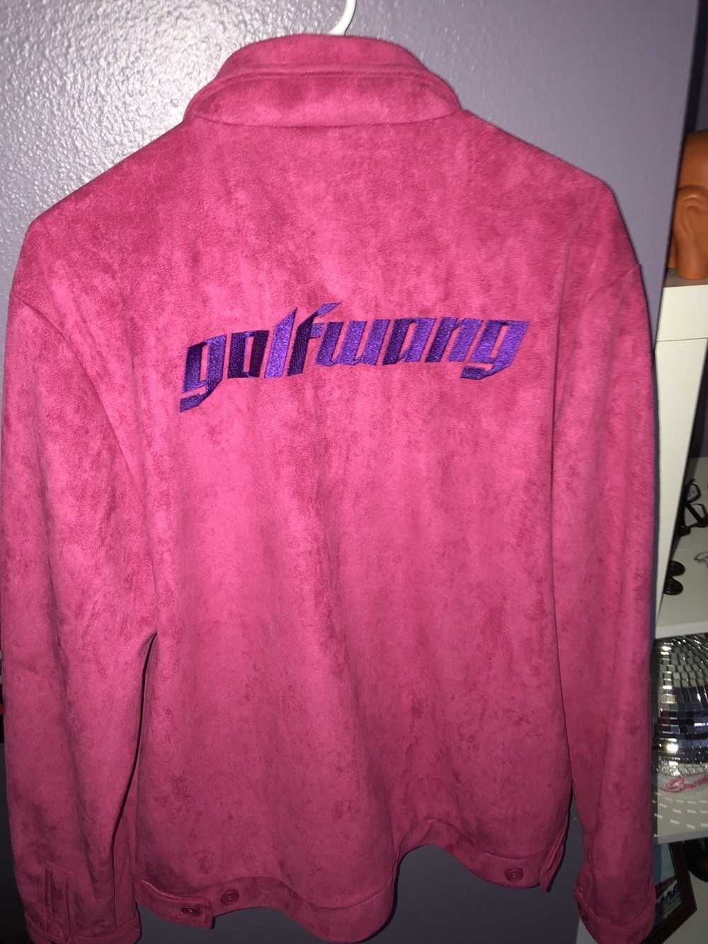 Golf Wang Golf Wange Pink Suede Jacket - image 2