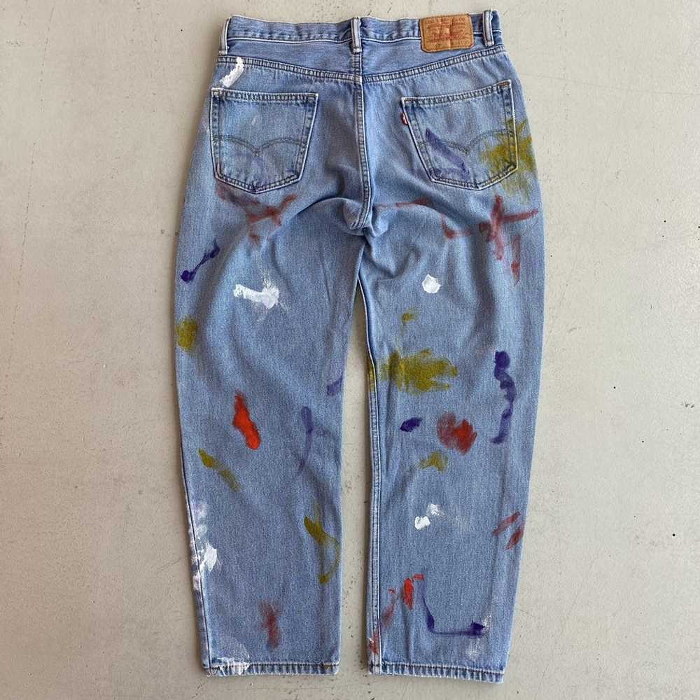 Levi's × Streetwear × Vintage Levi 550 Paint Cust… - image 1