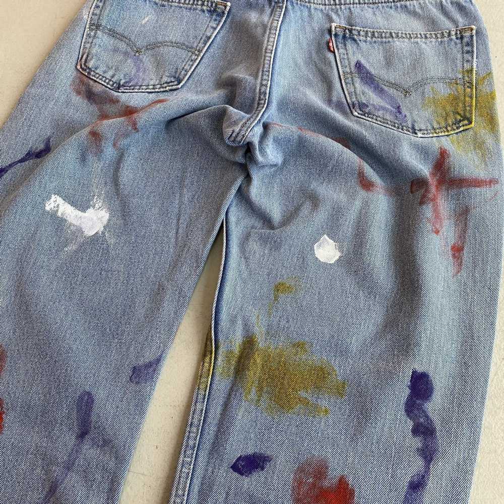 Levi's × Streetwear × Vintage Levi 550 Paint Cust… - image 7