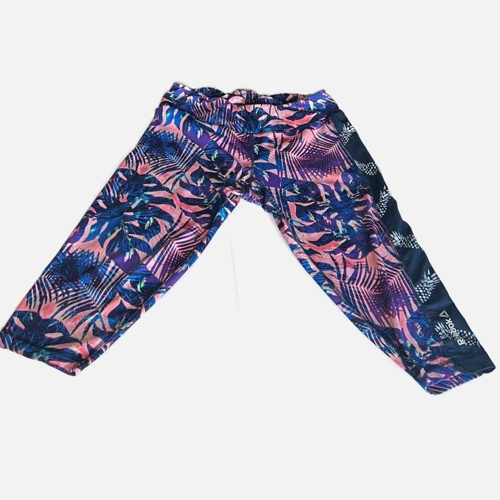 Reebok Reebok Tropical Print Workout Crop Legging… - image 3