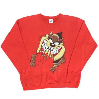 Vintage 1993 Chicago Bulls Taz Looney Tunes outlets NBA Crewneck Sweatshirt pull over