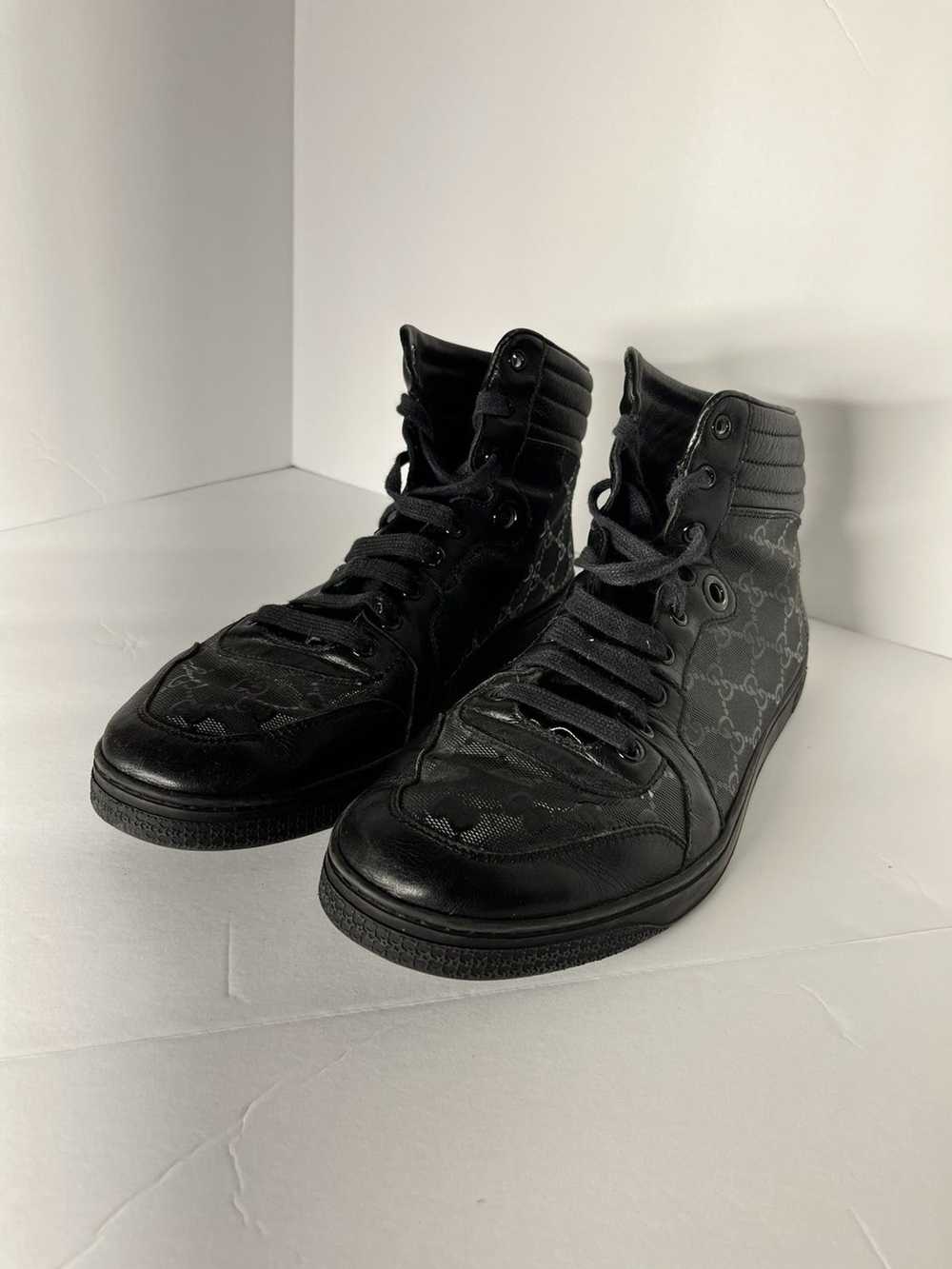 Gucci Gucci GG Imprime Leather Sneaker High-Top S… - image 2