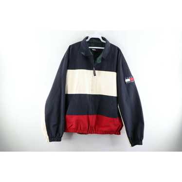 Tommy Hilfiger – regular fit monogram reversible varsity bomber jacket –  men – Ofive Egypt