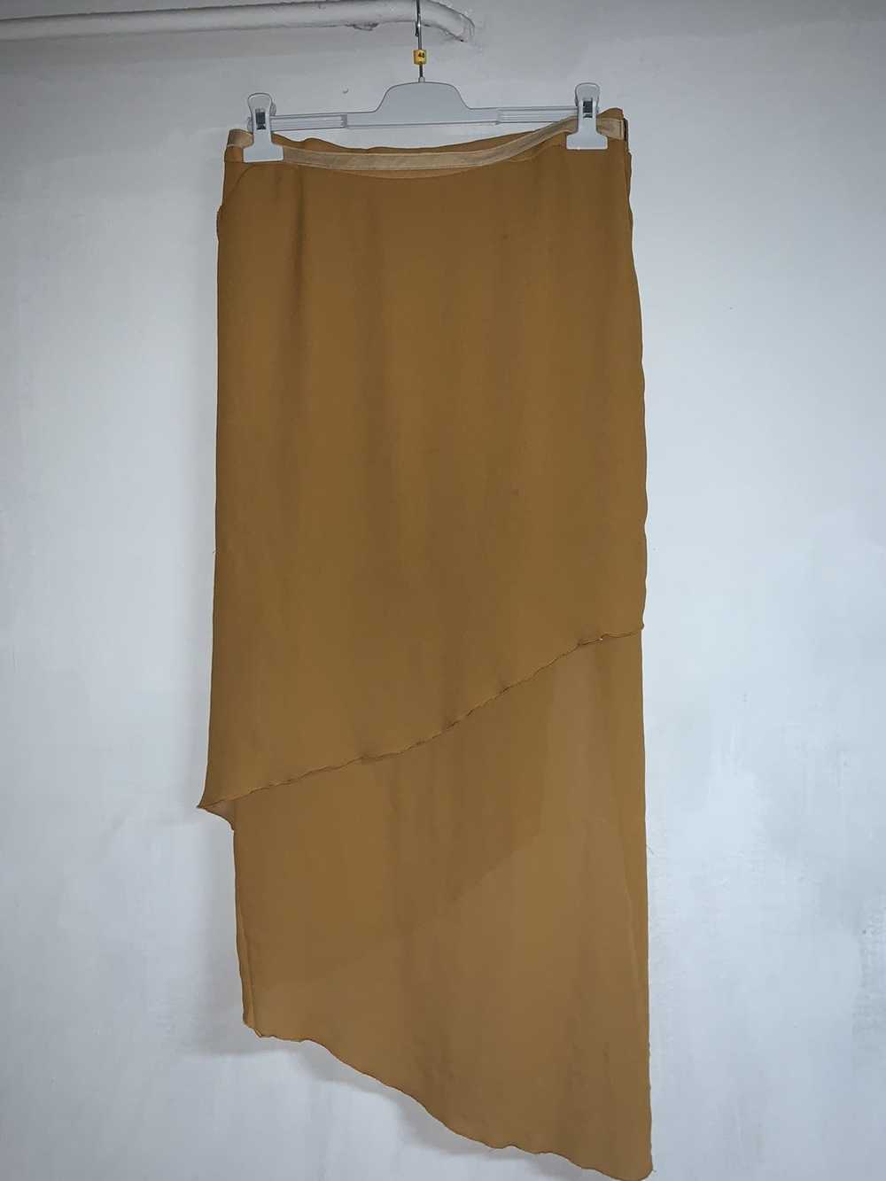 Helmut Lang Helmut Lang leather belt skirt - image 3