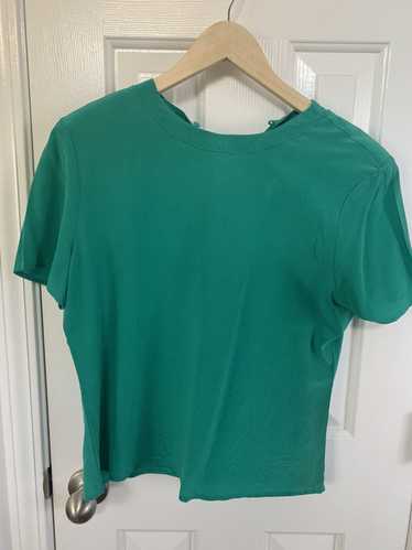 Other Talbots Green Blouse Petite 12