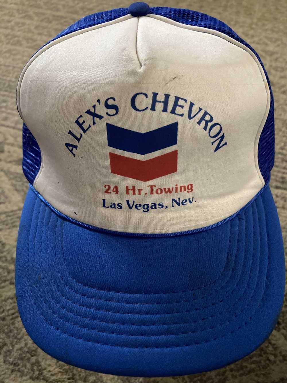 Snap Back × Trucker Hat × Vintage Alex’s Chevron … - image 1