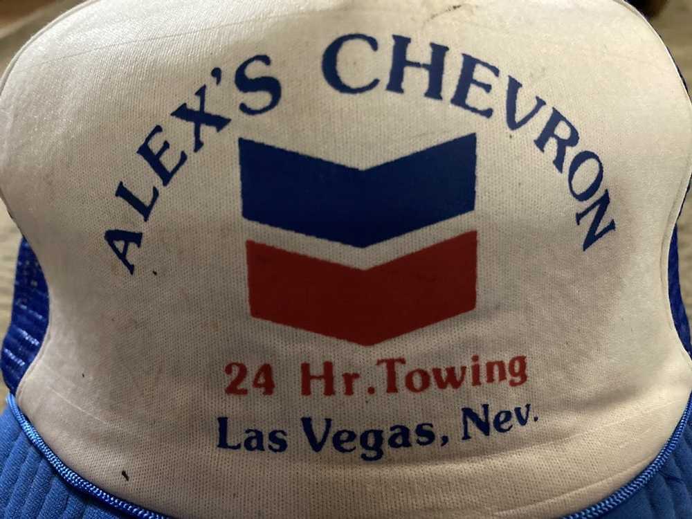 Snap Back × Trucker Hat × Vintage Alex’s Chevron … - image 2