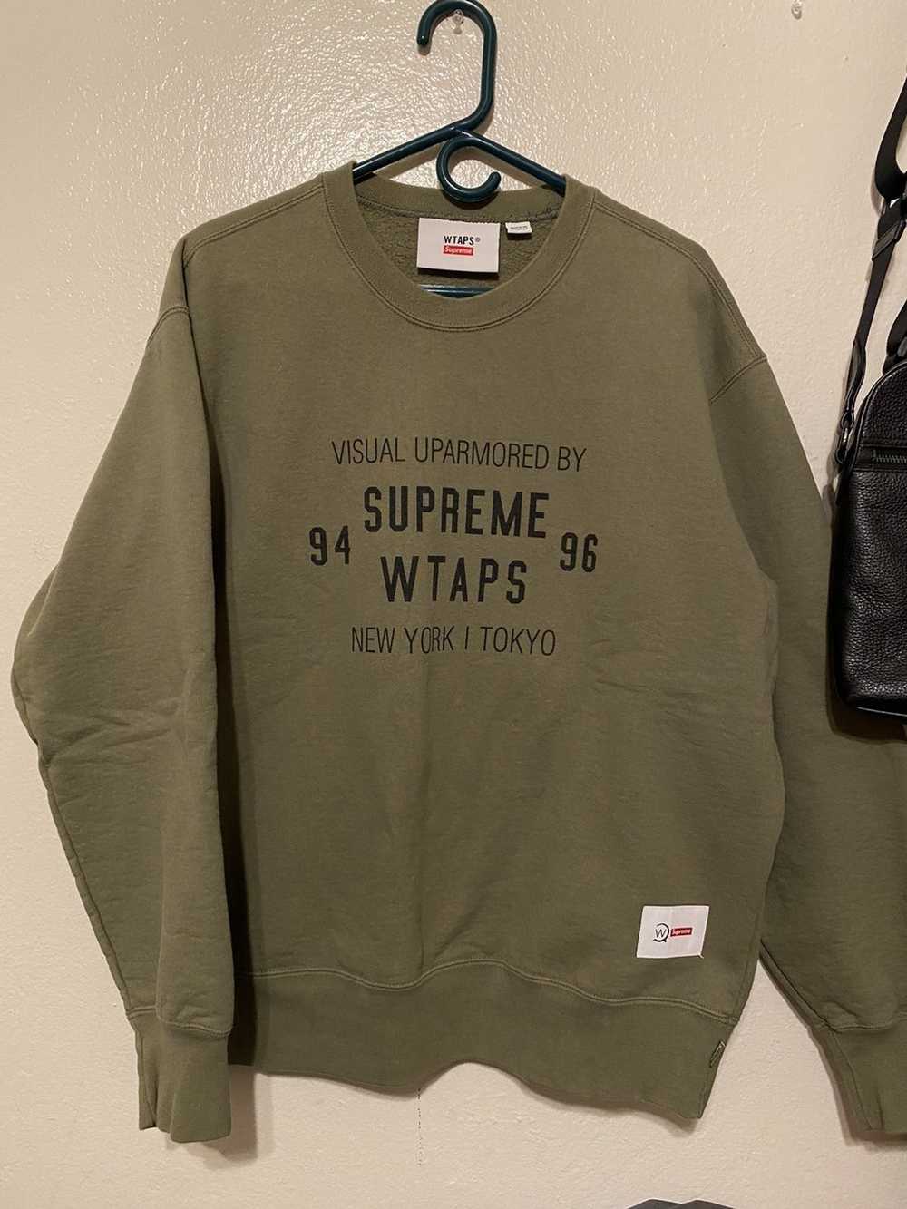 L】Supreme / WTAPS Crewneck Light Olive-