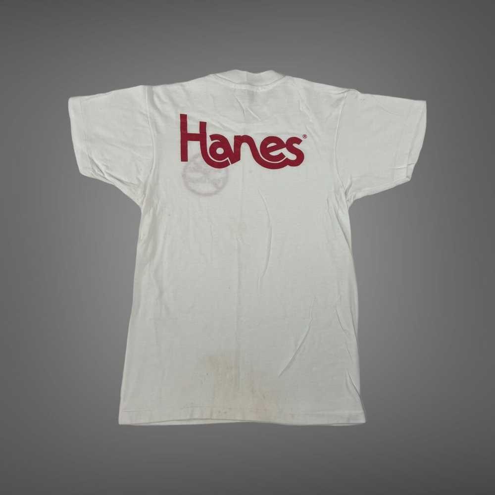 Hanes × Vintage Vintage 80s hanes single stitch t… - image 2