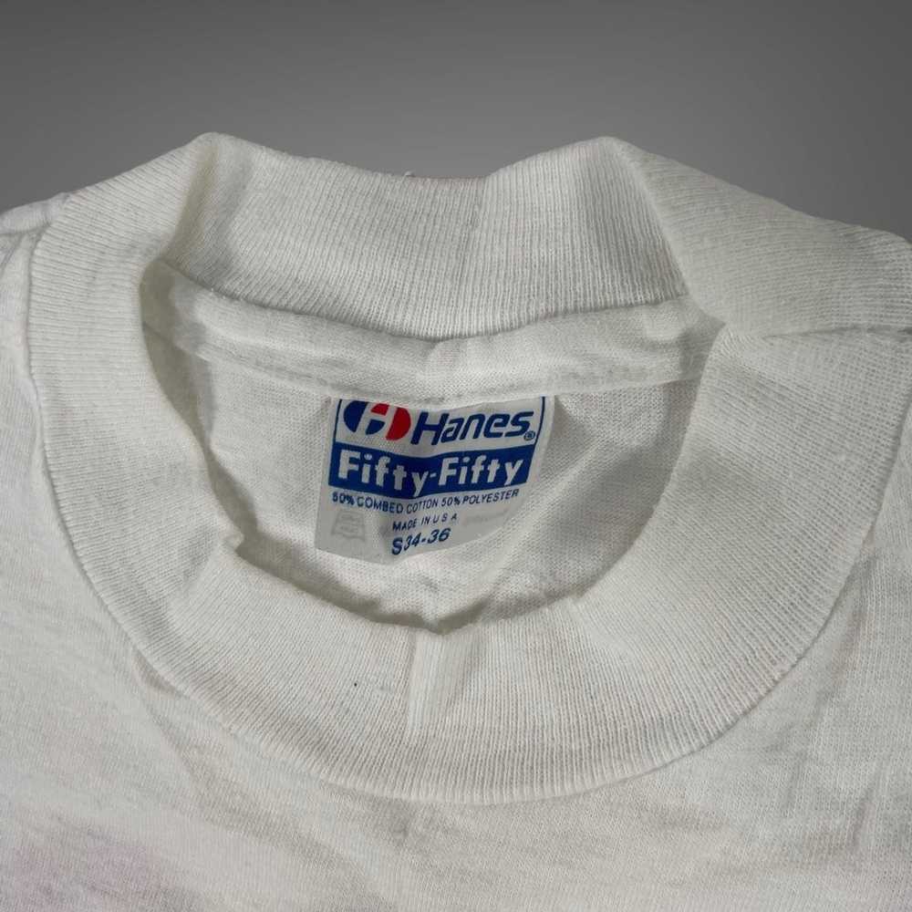 Hanes × Vintage Vintage 80s hanes single stitch t… - image 4