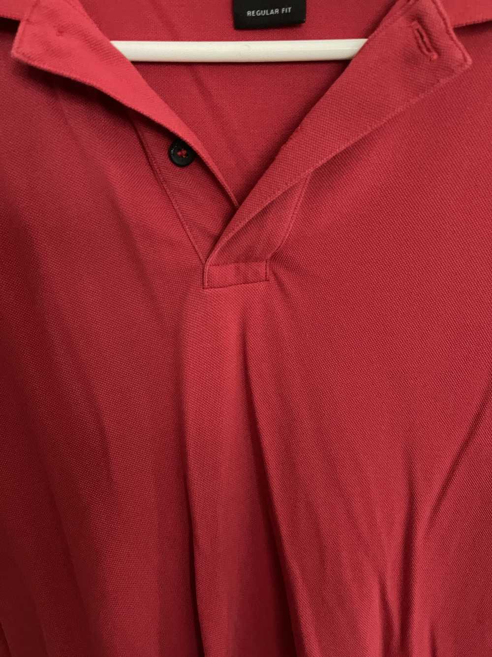 Hugo Boss Hugo Boss Men's Red Color Polo Size Lar… - image 2