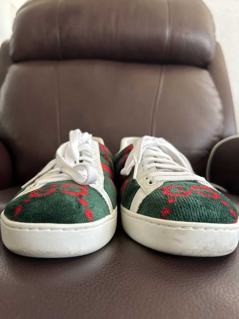 Gucci Gucci Velvet Green Sneaker 8 - image 4