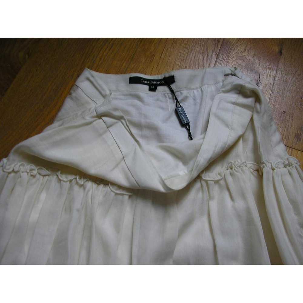 Tara Jarmon Silk mid-length skirt - image 2