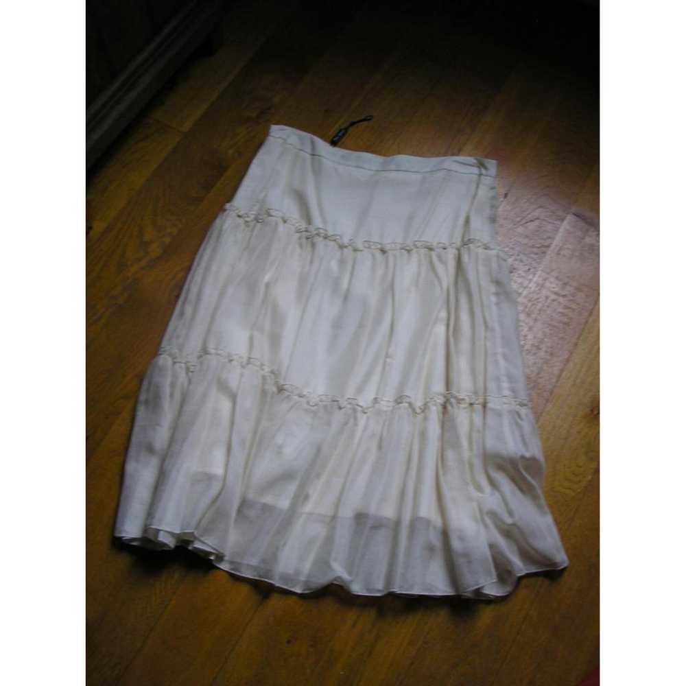 Tara Jarmon Silk mid-length skirt - image 3