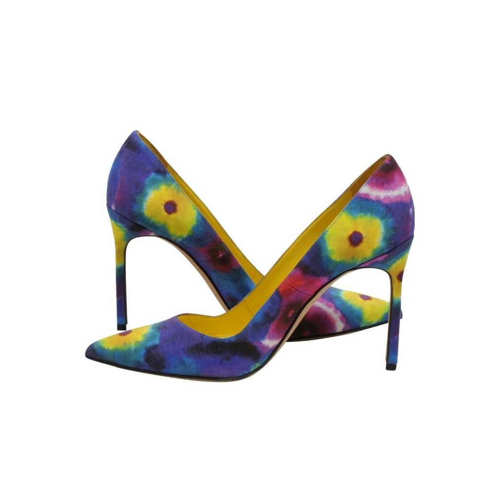 Manolo Blahnik BB 105 Pumps Tie Dye Pointed Toe S… - image 5