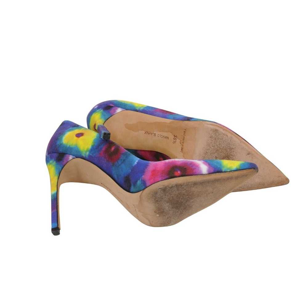 Manolo Blahnik BB 105 Pumps Tie Dye Pointed Toe S… - image 7