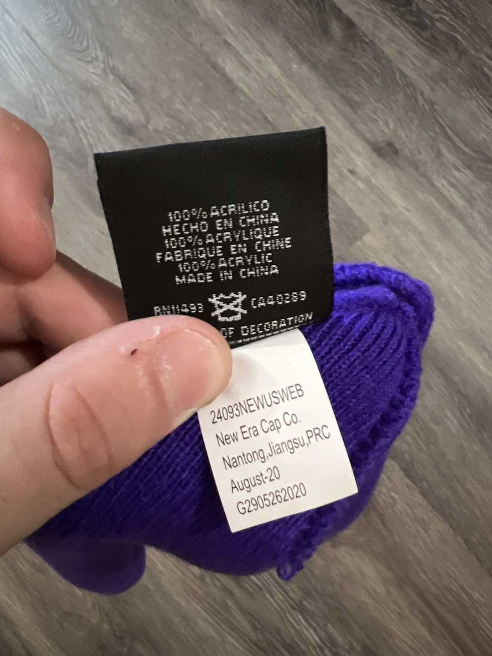 New Era × Supreme Supreme New Era Purple Beanie - image 5