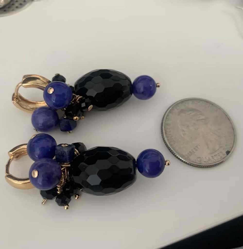 OOAK natural Onyx, Lapis Lazuli GF - image 5