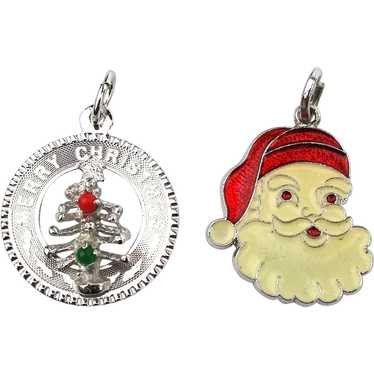 Christmas silver charms christmas - Gem