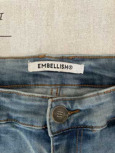 Embellish Embellish skinny ripped jeans light blue