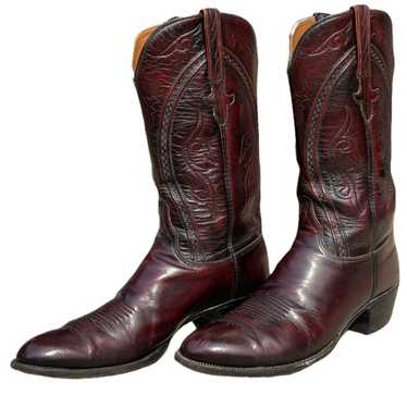Lucchese Lucchese Gavin Black Cherry boots