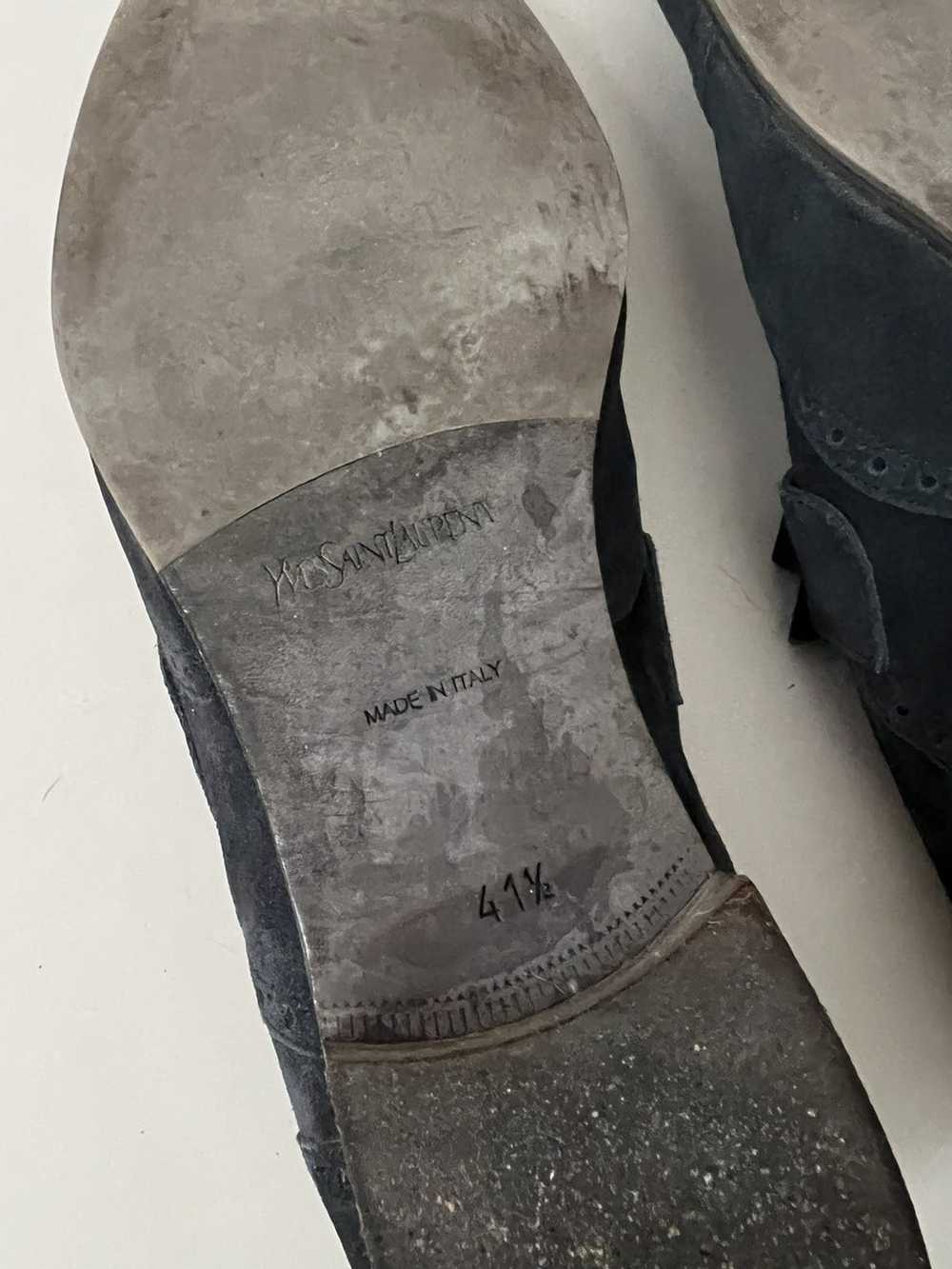 Yves Saint Laurent YSL suede shoes - image 4