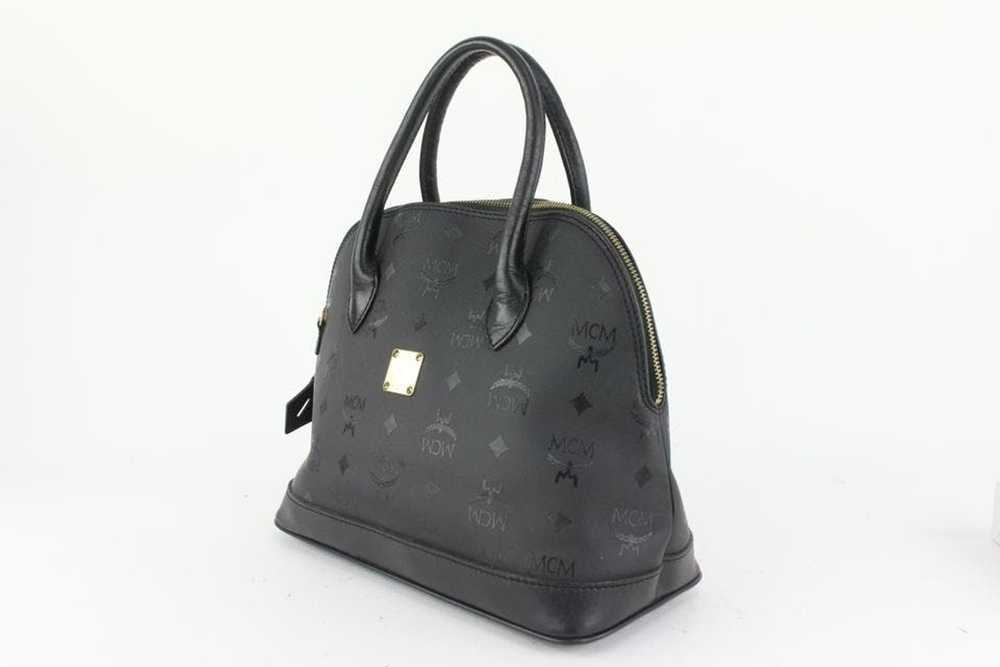 MCM MCM Black Monogram Visetos Dome Bag 916mcm95 - image 1