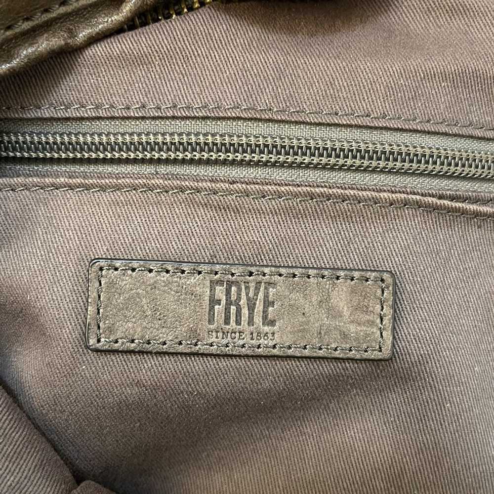 Frye FRYE "Veronica" Charcoal Leather, Zip Hobo - image 8