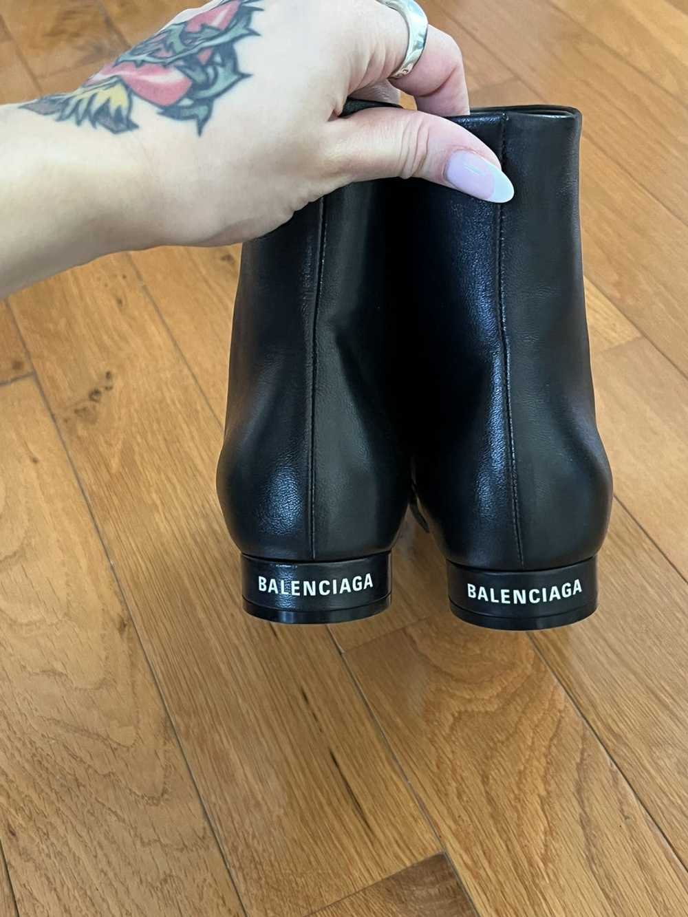 Balenciaga Balenciaga leather oval 20mm boots - image 1