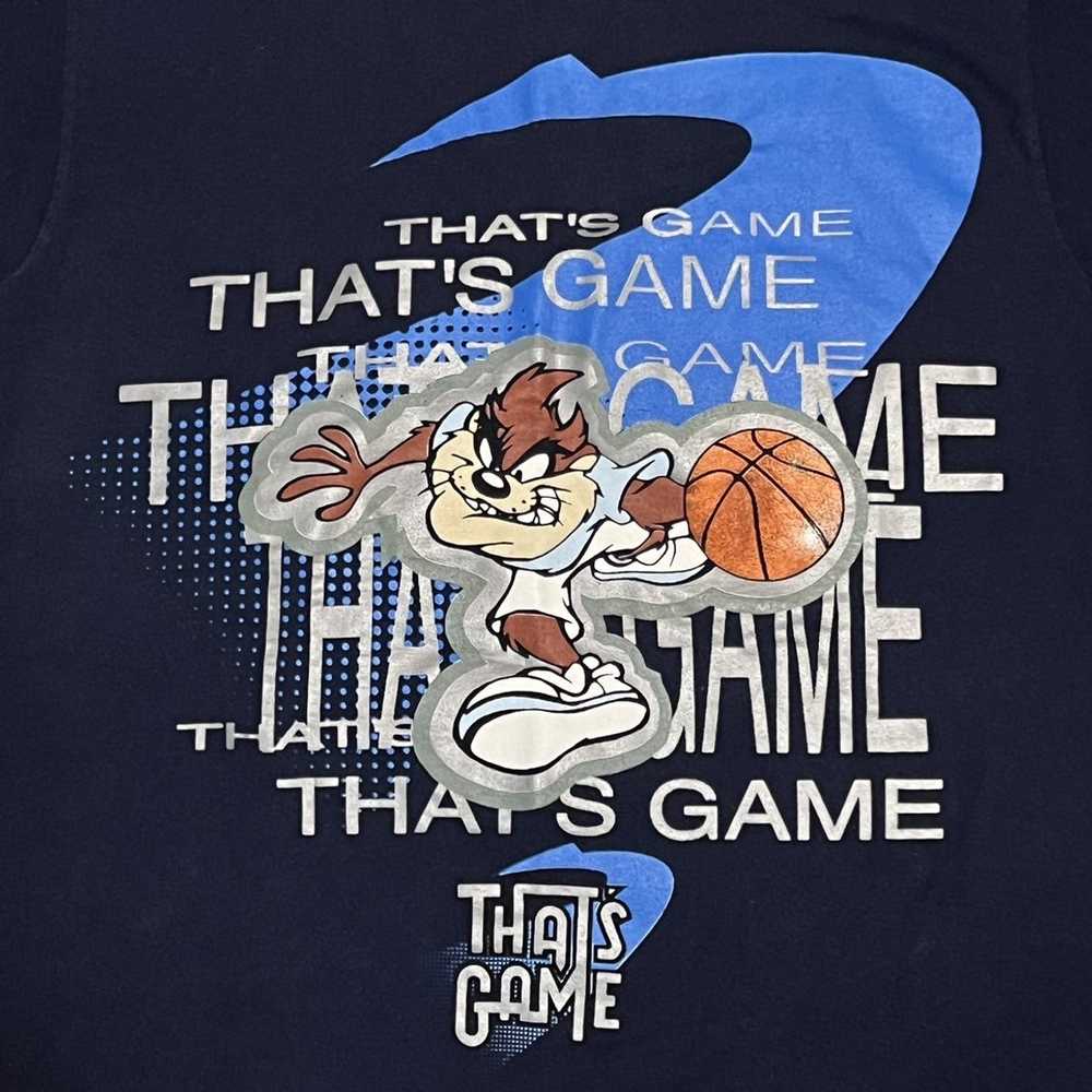 Vintage Vintage Looney Tunes Taz Basketball Shirt… - image 2