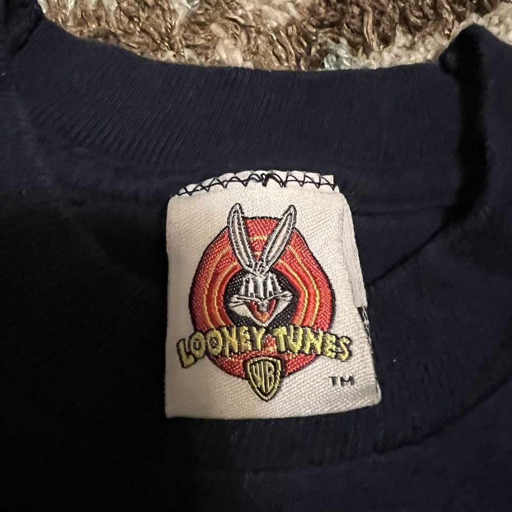 Vintage Vintage Looney Tunes Taz Basketball Shirt… - image 4